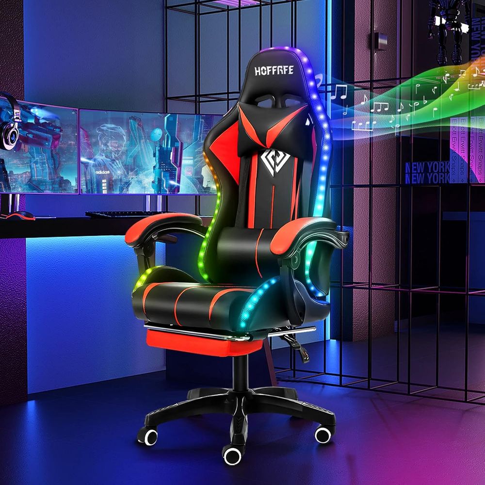 Rgb Gaming Chair - RGB 게이밍 의자 (스피커, 마사지 기능