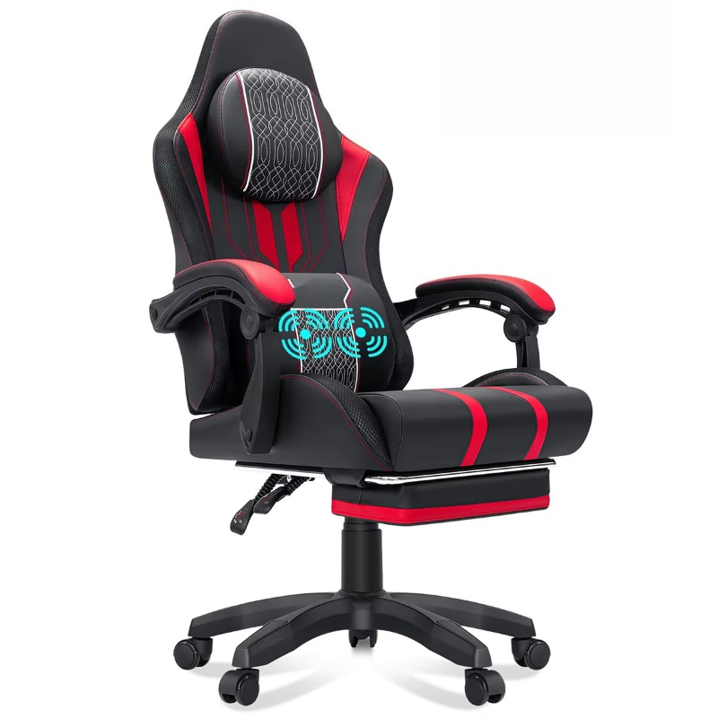 Rgb Gaming Chair - 인체공학적 디자인의 PU 가죽 게이밍 의자,