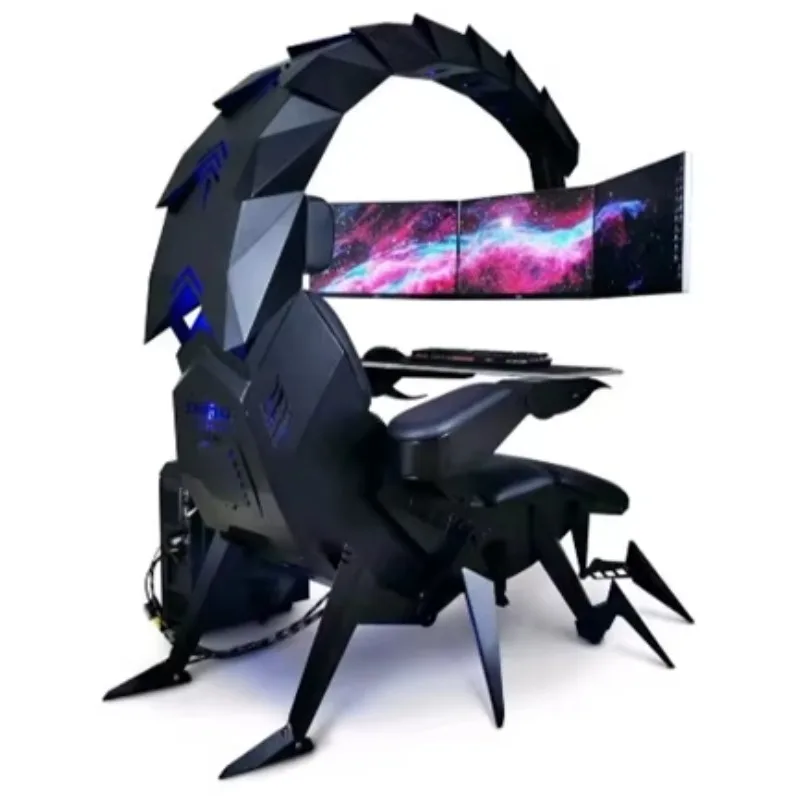Rgb Gaming Chair - RGB LED 고급 인체공학적 하이백 게이밍