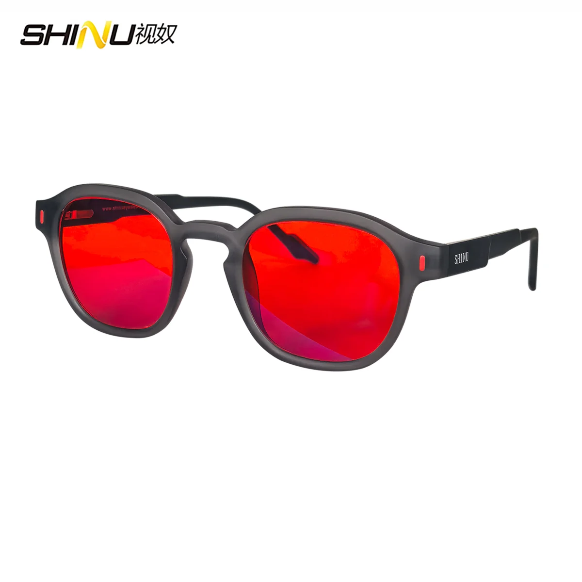 Gaming Glasses Blue - SHINU 브랜드 수면 더 나은 빨간색