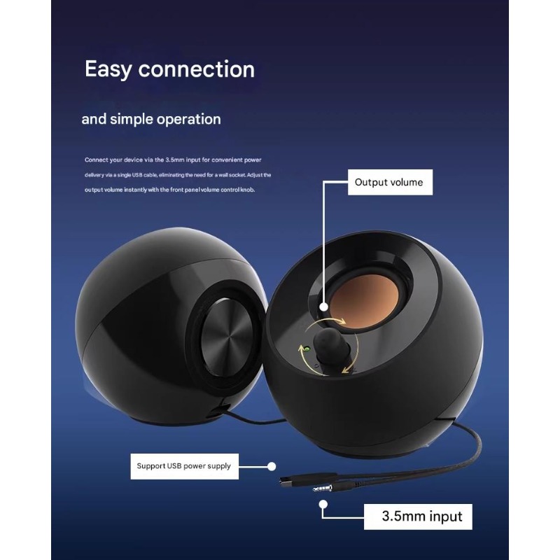 크리에이티브 페블 스피커 서브우퍼 3D 서라운드 USB - Gaming Speaker 2.1 리뷰 및 가격