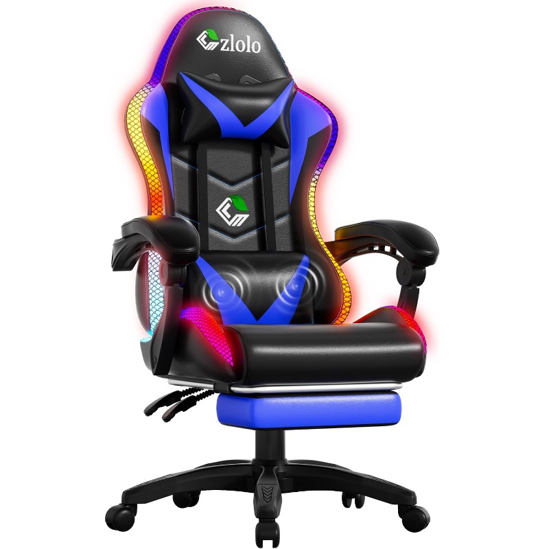 게이밍 의자, 레이싱 스타일 RGB LED 조명 게이밍 - Rgb Gaming Chair 리뷰 및 가격