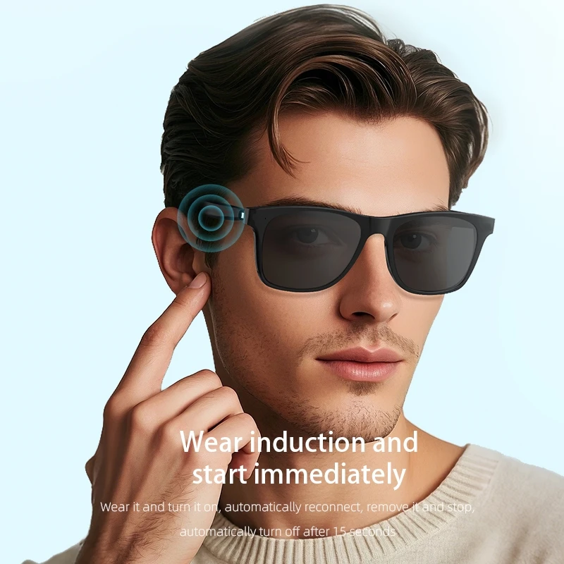 새로운 스마트 오디오 블루투스 안경 블루라이트 변색 선 - Gaming Glasses Blue 리뷰 및 가격