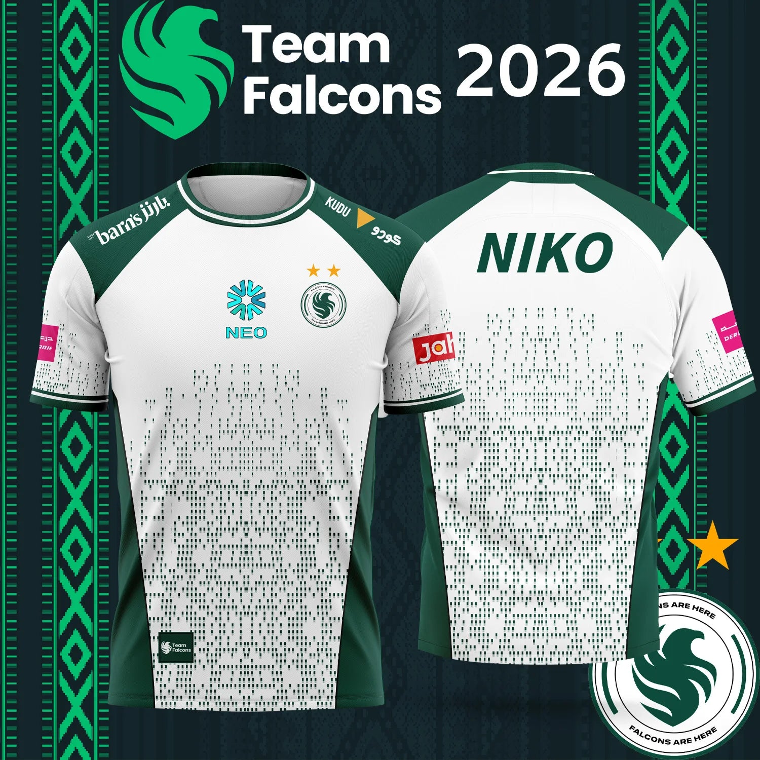 패밀리 매칭 2026 팀 팔콘스 NIKO Esports - Esports Gaming Shirts 리뷰 및 가격