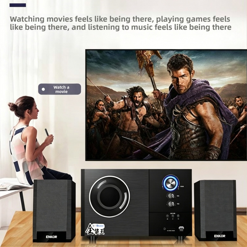 ENKOR S2880B 2.1 스테레오 스피커 시스템( - Gaming Speaker 2.1 리뷰 및 가격
