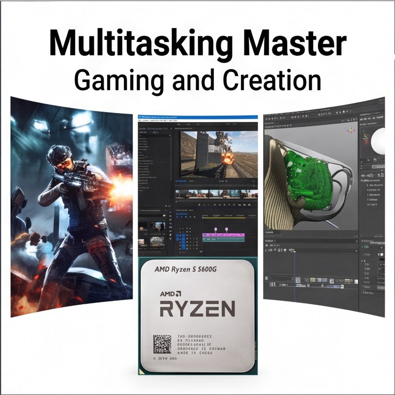 라이젠 5 5600G 데스크탑 APU (디스크리트 그래 - Amd Cpu Ryzen 5 리뷰 및 가격