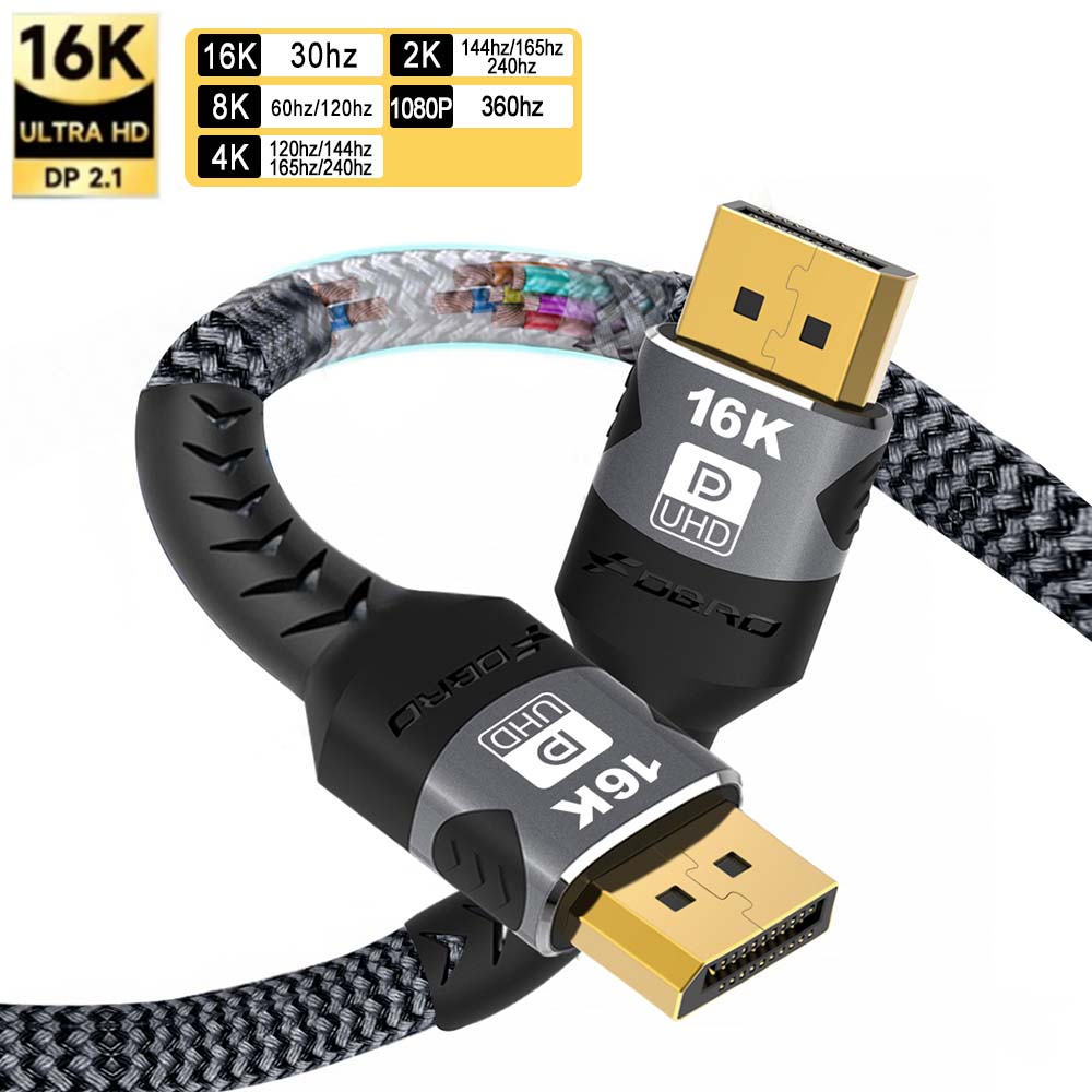 DisplayPort 케이블 16K DP 2.1 케이블 - Gaming Speaker 2.1 리뷰 및 가격
