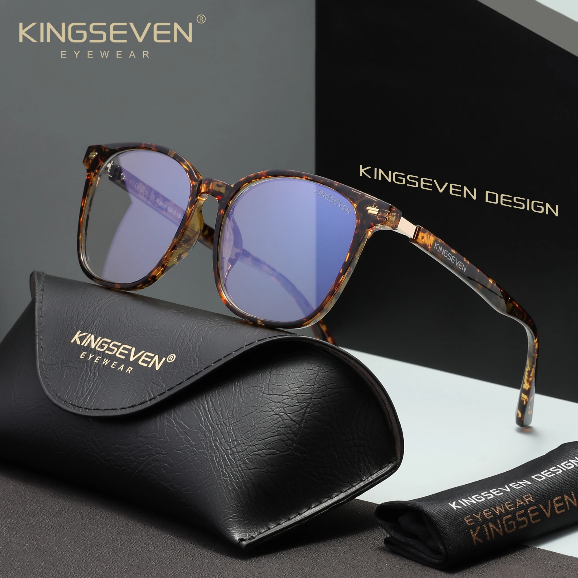 KINGSEVEN 레트로 블루 블로킹 안경 남성/여성  - Gaming Glasses Blue 리뷰 및 가격