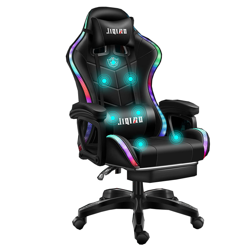 도매 좋은 가격 회전 흰색 Pu 가죽 레이싱 마사지 게 - Rgb Gaming Chair 리뷰 및 가격