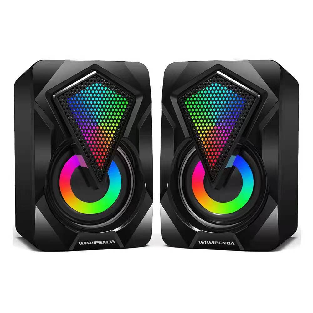 RGB 조명 컴퓨터 스피커 서브우퍼 유선 게이밍 오디오 - Gaming Speaker 2.1 리뷰 및 가격