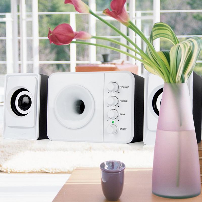 2.1 USB 전원 데스크탑 스피커, 노브 컨트롤, 서 - Gaming Speaker 2.1 리뷰 및 가격