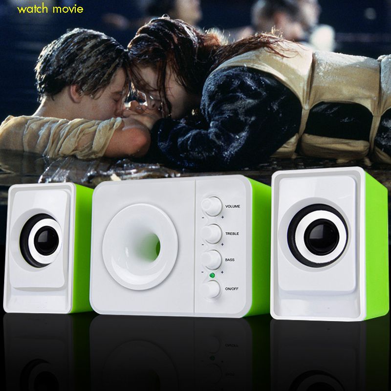 2.1 USB 전원 데스크탑 스피커, 노브 컨트롤, 서 - Gaming Speaker 2.1 리뷰 및 가격