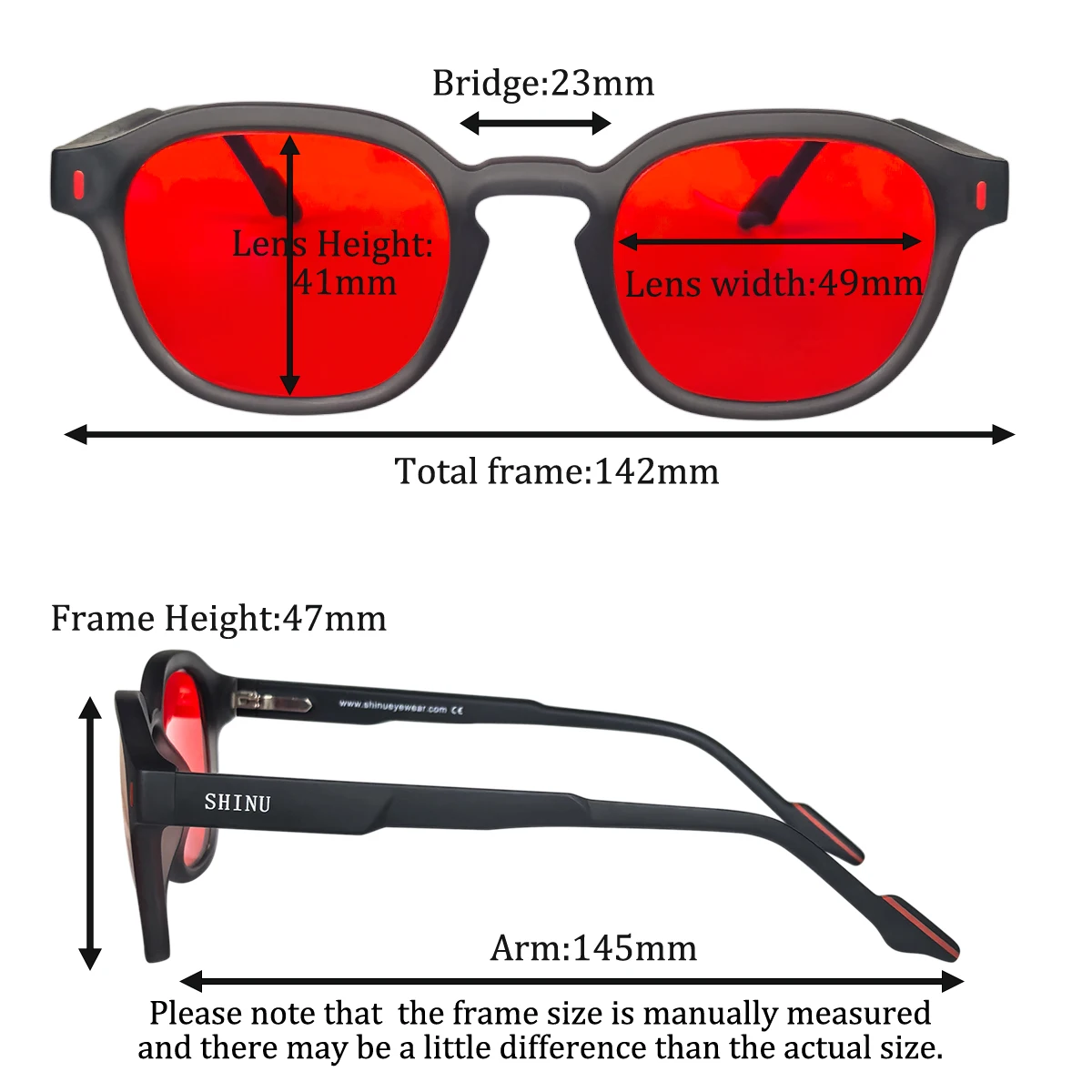 SHINU 브랜드 수면 더 나은 빨간색 렌즈 남성용 안 - Gaming Glasses Blue 리뷰 및 가격