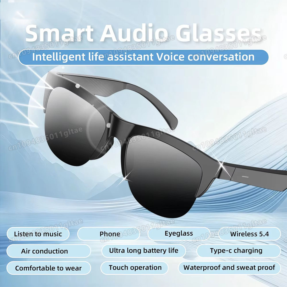 새로운 카메라 컨트롤 스마트 안경 2026 뮤직 선글라 - Gaming Glasses Blue 리뷰 및 가격